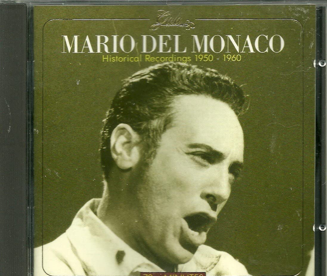 CD MARIO DEL MONACO - Historical Recordings 1950/60 GL305 Gala 1989 Non Japan Classical Used
CD MARIO DEL MONACO - Historical Recordings 1950/60 GL305 Gala 1989 Non Japan Classical Used