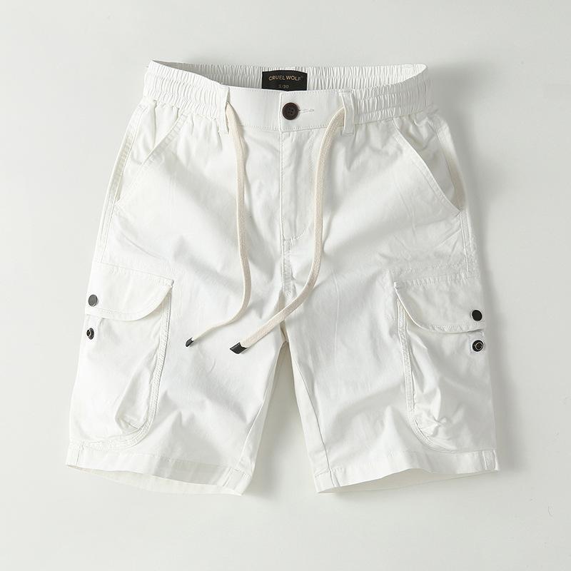 Summer Drawstring Casual Shorts, Men s Trendy American Workwear Pants with Multiple Pockets and Tied Up Five Point Pants, Half Cut Pants, Thin Style S білий
Summer Drawstring Casual Shorts, Men s Trendy American Workwear Pants with Multiple Pockets and Tied Up Five Point Pants, Half Cut Pants, Thin Style S білий
