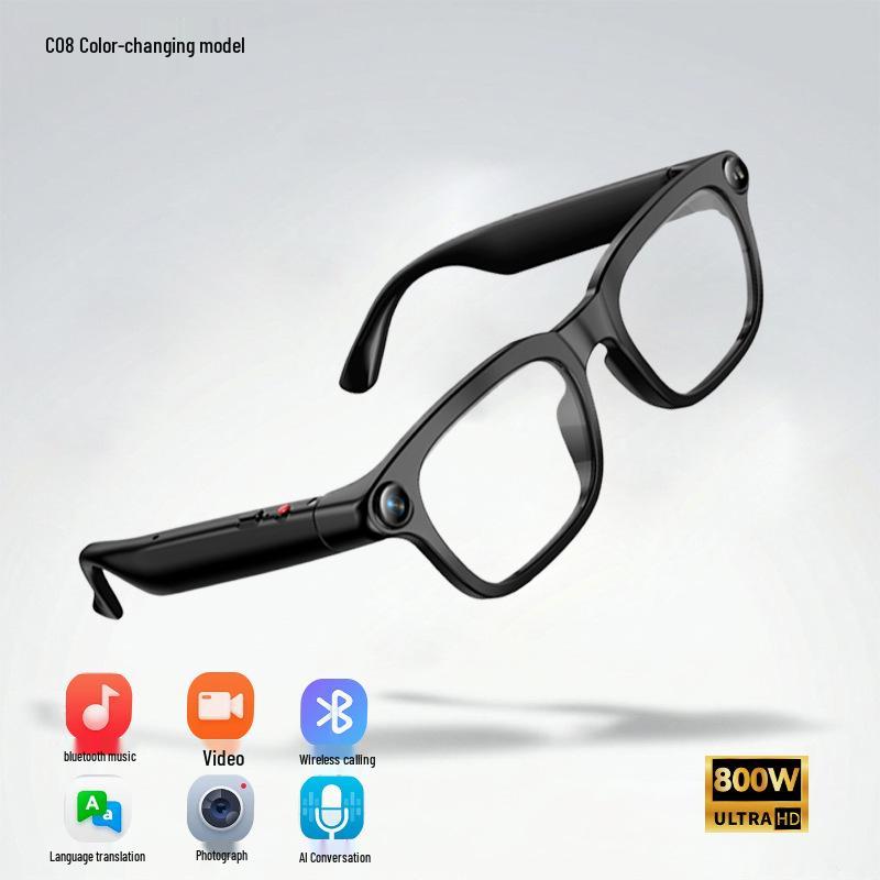 Smart Glasses with 800W Pixel HD Camera and AI Recognition
Smart Glasses with 800W Pixel HD Camera and AI Recognition