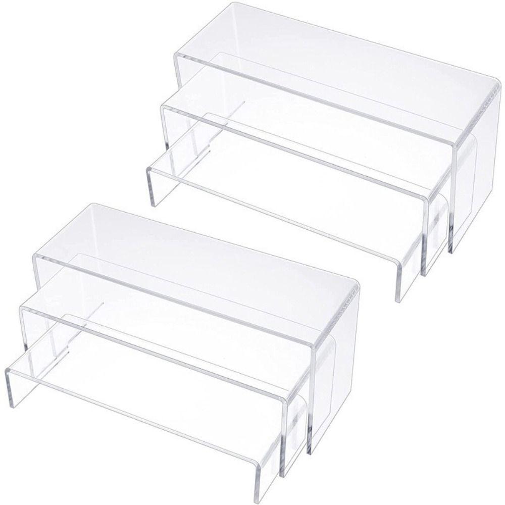 1/3Pcs Transparent Jewelry Display Riser Shelf Large Capacity Dessert Display Stand Office Decor S-21.5X7.5x7CM
1/3Pcs Transparent Jewelry Display Riser Shelf Large Capacity Dessert Display Stand Office Decor S-21.5X7.5x7CM