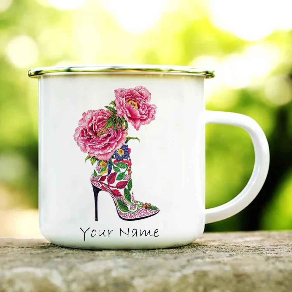 Customized Rose Heels Enamel Mug, Original Breakfast Cups and Mugs, Unique Gift Printing Your Name Mug, Travel Cup for Coffee
Customized Rose Heels Enamel Mug, Original Breakfast Cups and Mugs, Unique Gift Printing Your Name Mug, Travel Cup for Coffee