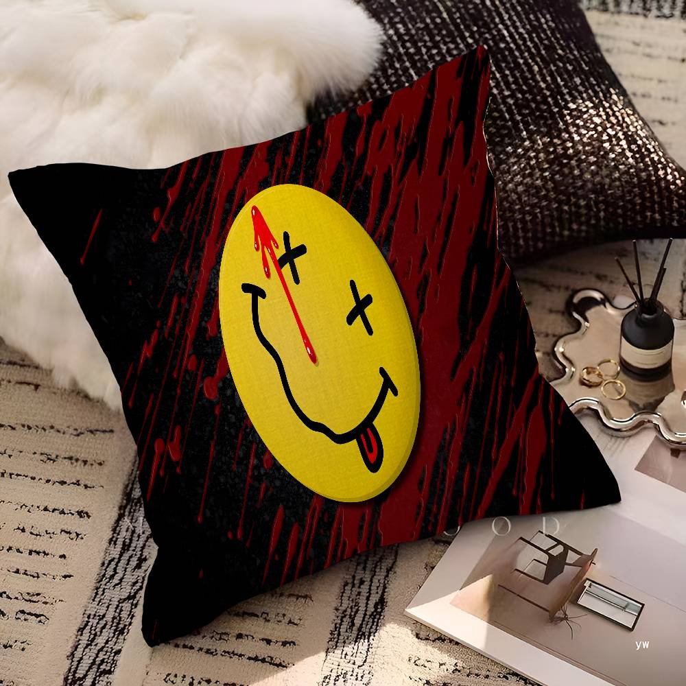 Nirvana Band Cushion Cover Pillowcase Upholstery Sofa Throw Pillow Home Decor Pillowcas 30x30 cm
Nirvana Band Cushion Cover Pillowcase Upholstery Sofa Throw Pillow Home Decor Pillowcas 30x30 cm