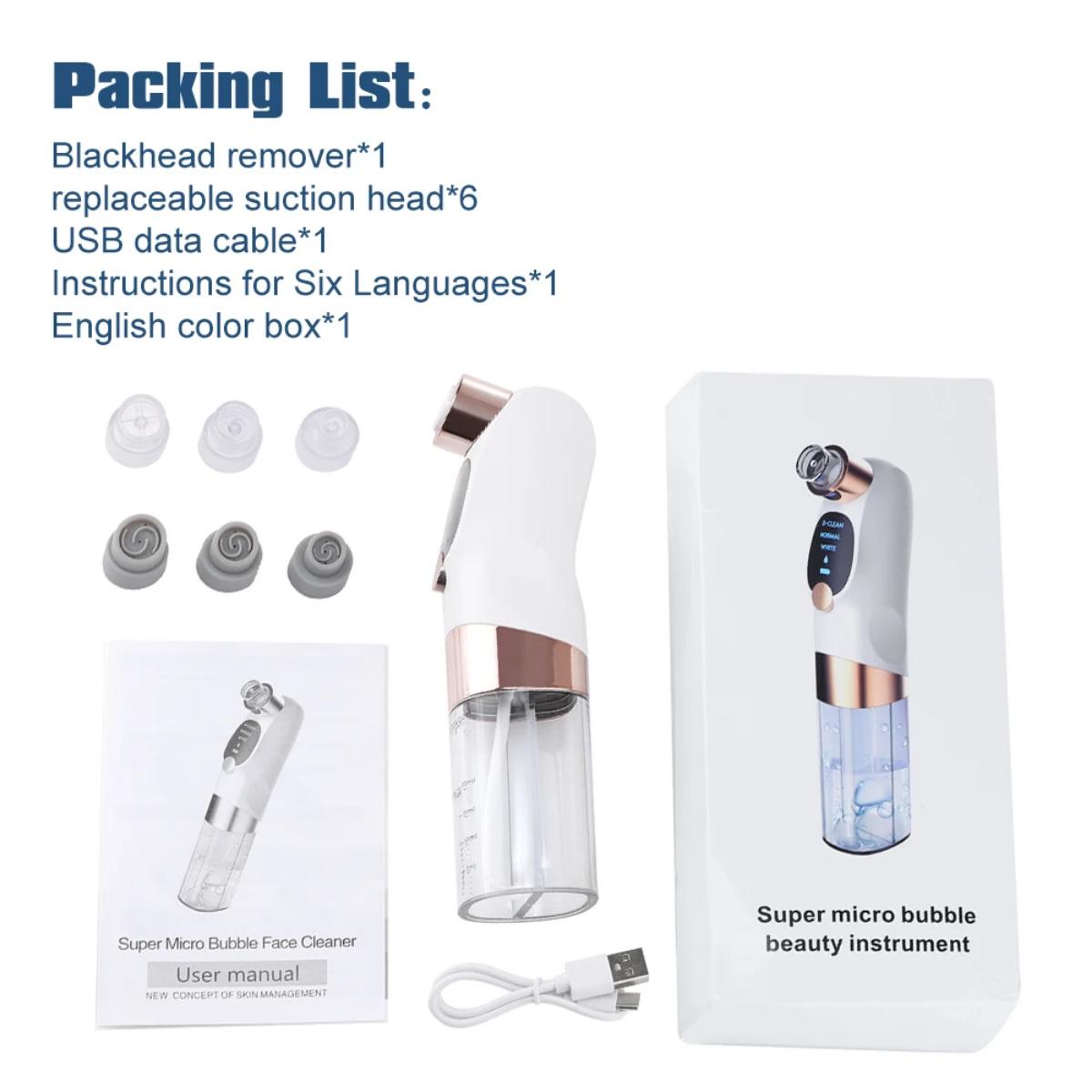 Электрический вакуумный очиститель пор от угрей и черных точек для глубокой очистки кожи и ухода за красотой, очиститель пор для лица, подарки для женщин белый
Электрический вакуумный очиститель пор от угрей и черных точек для глубокой очистки кожи и ухода за красотой, очиститель пор для лица, подарки для женщин белый