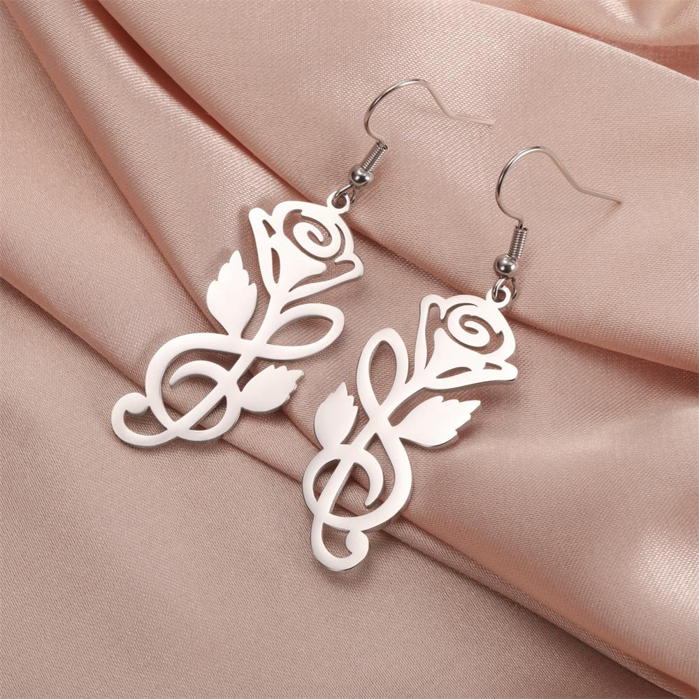 My Shape Rose Flower Drop Earrings for Women Girls Stainless Steel Floral Dangle Earring Jewelry Birthday Wedding Sweet Gifts
My Shape Rose Flower Drop Earrings for Women Girls Stainless Steel Floral Dangle Earring Jewelry Birthday Wedding Sweet Gifts