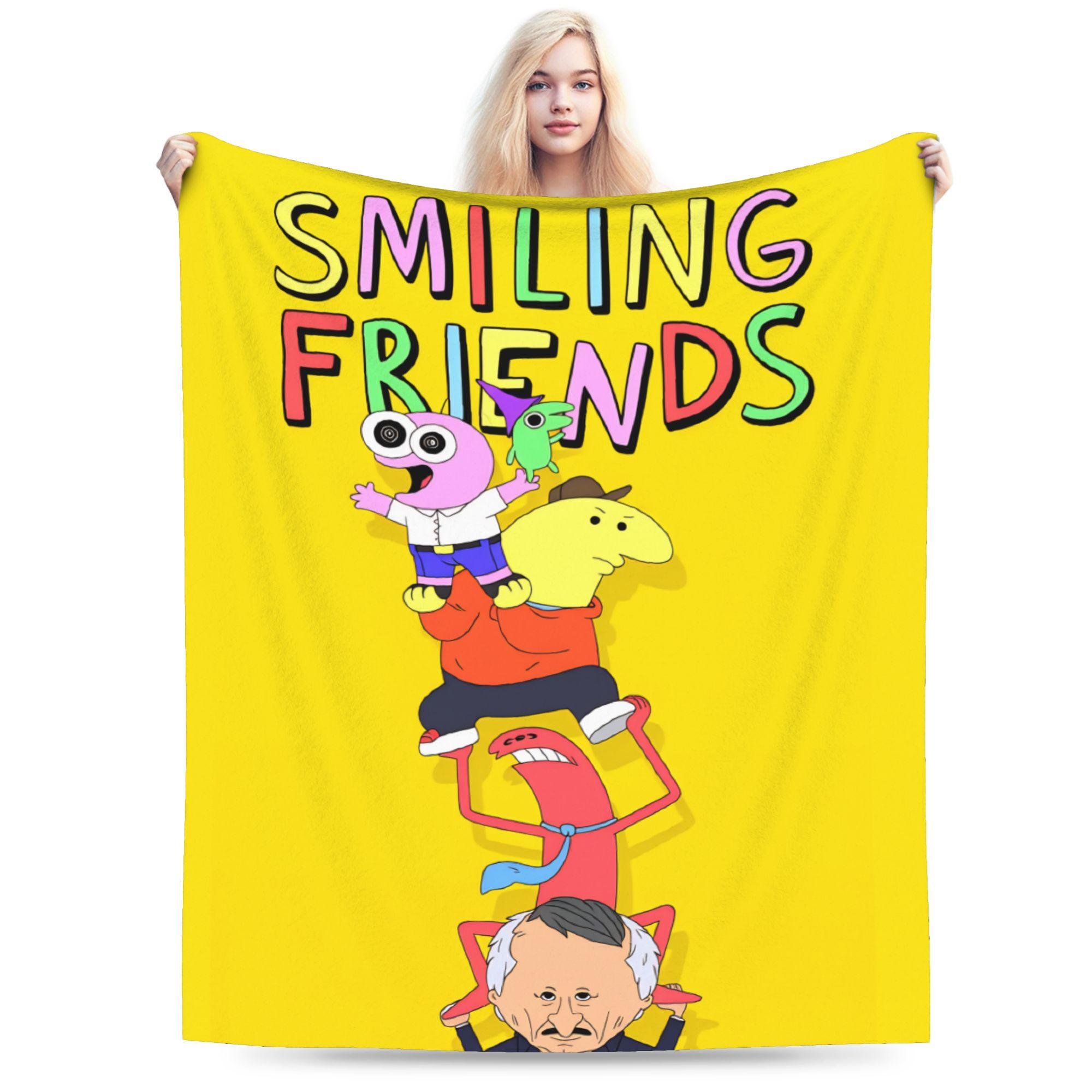 Soft Blanket Kids Adult Decorative Smiling Friends Pim Charlie Throw Blanket Flannel Bedspread For Home Decor Sofa Bed Cover 70x100cm
Soft Blanket Kids Adult Decorative Smiling Friends Pim Charlie Throw Blanket Flannel Bedspread For Home Decor Sofa Bed Cover 70x100cm