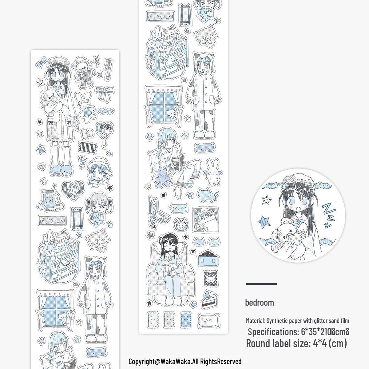 Cute Winter Girl Diary Tape Stickers Roll No specifications
Cute Winter Girl Diary Tape Stickers Roll No specifications