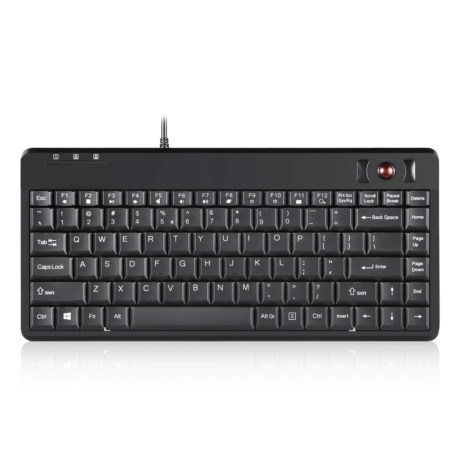 Perix PLUS Keyboard with Trackball 2 USB Hubs 14mm Optical Trackball USB Size 315x147x23mm Cable For Commercial Use English Keyboard Layout чорний
Perix PLUS Keyboard with Trackball 2 USB Hubs 14mm Optical Trackball USB Size 315x147x23mm Cable For Commercial Use English Keyboard Layout чорний