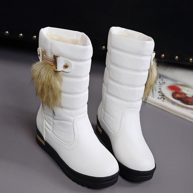 New snow boots women s medium tube warm and piled inner heightening thick-soled women s boots student cotton shoes 35 белый
New snow boots women s medium tube warm and piled inner heightening thick-soled women s boots student cotton shoes 35 белый