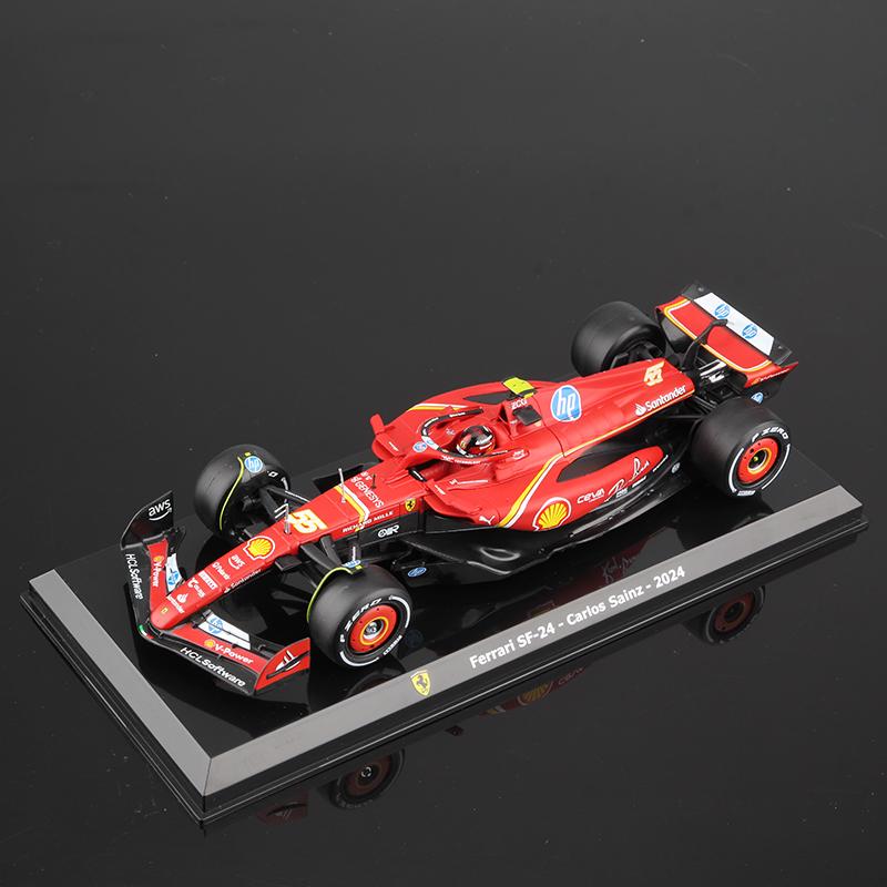 Bburago 1:24 Ferrari SF24 Monaco 2024 F1 Model Alloy Miniature Diecast Formula Racing Car 16# Charles Leclerc 55# Carlos Sainz
Bburago 1:24 Ferrari SF24 Monaco 2024 F1 Model Alloy Miniature Diecast Formula Racing Car 16# Charles Leclerc 55# Carlos Sainz