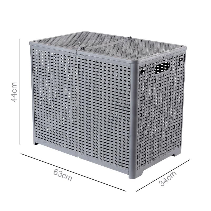 Size XL Partition Compartment Laundry Basket Foldable PP Clothes Hamper Box with Lid White
Size XL Partition Compartment Laundry Basket Foldable PP Clothes Hamper Box with Lid White
