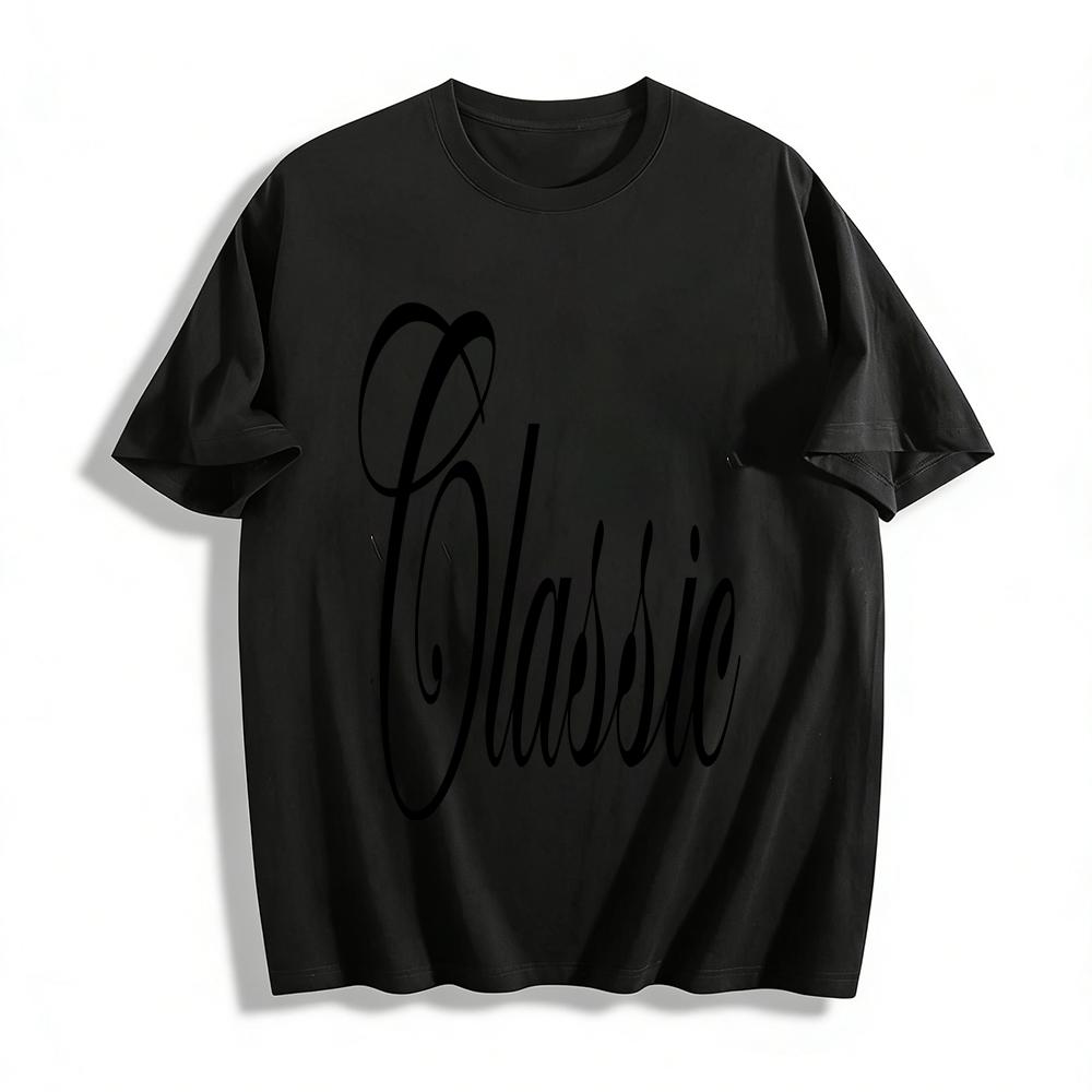 Classic Letter Print Crew Neck T-Shirt Casual Loose Fit Short Sleeve Tee for Women Men Daily Wear Pure cotton T-shirt XXS
Classic Letter Print Crew Neck T-Shirt Casual Loose Fit Short Sleeve Tee for Women Men Daily Wear Pure cotton T-shirt XXS