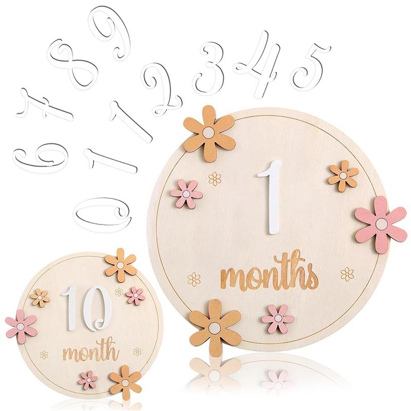 Карточки с ежемесячными вехами для малыша с набором из 11 взаимозаменяемых цифр из 12 для записи роста ребенка бежевый
Карточки с ежемесячными вехами для малыша с набором из 11 взаимозаменяемых цифр из 12 для записи роста ребенка бежевый