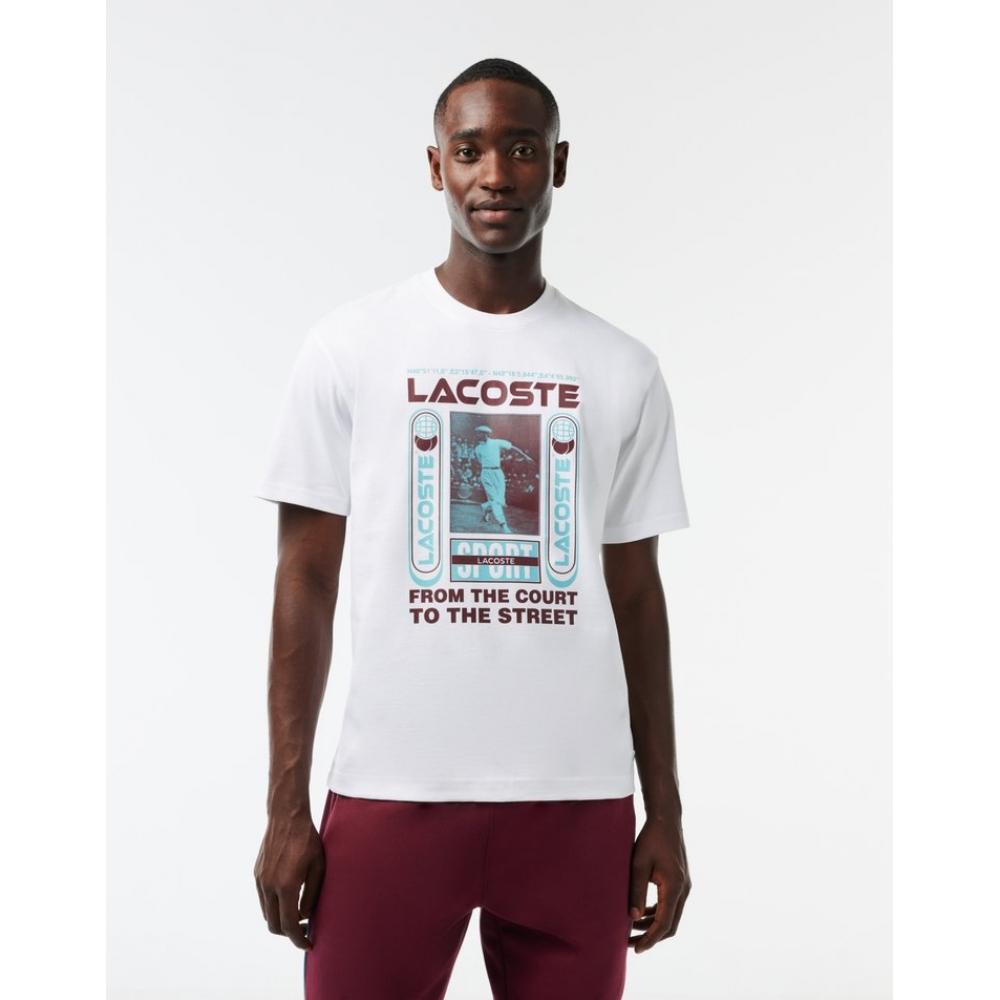 Lacoste Мужская футболка с коротким рукавом из плотного трикотажа с принтом «Active Renee» TH6401 53n 001 004
Lacoste Мужская футболка с коротким рукавом из плотного трикотажа с принтом «Active Renee» TH6401 53n 001 004