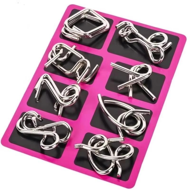 Fun Link Series Puzzle Set 8Pcs Metal Detachable Buckle Adult Stress Relief Fidget Toy Intellectual Puzzle Game Creative Gift красный
Fun Link Series Puzzle Set 8Pcs Metal Detachable Buckle Adult Stress Relief Fidget Toy Intellectual Puzzle Game Creative Gift красный
