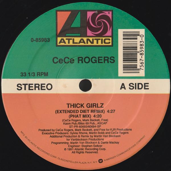 12inch Record CE CE ROGERS - Thick Girlz 085983 Atlantic 1991 US Dance & Electronica Used
12inch Record CE CE ROGERS - Thick Girlz 085983 Atlantic 1991 US Dance & Electronica Used