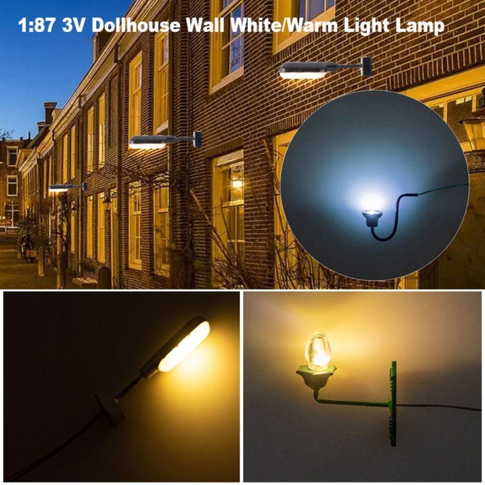 3V Dollhouse Wall Lamp ABS Metal Material Sand Table Chandelier White/Warm Light Model Green3 Warm Light
3V Dollhouse Wall Lamp ABS Metal Material Sand Table Chandelier White/Warm Light Model Green3 Warm Light