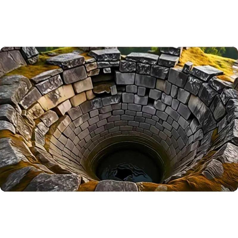 3D Stone Hole Illusion Area Rug Non-Slip Realistic Visual Trap Carpet for Gothic Decor Washable Floor Mat for Living Bedroom 40x60cm
3D Stone Hole Illusion Area Rug Non-Slip Realistic Visual Trap Carpet for Gothic Decor Washable Floor Mat for Living Bedroom 40x60cm