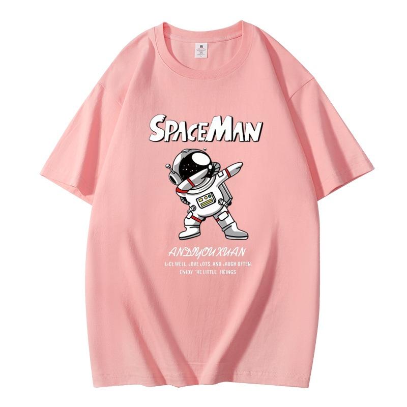 2026 Summer Unisexs 100 Cotton SpaceUnisex Astronaut Print TShirt Oversized Crew Neck Short Sleeve Casual Streetwear Tops for Unisex S
2026 Summer Unisexs 100 Cotton SpaceUnisex Astronaut Print TShirt Oversized Crew Neck Short Sleeve Casual Streetwear Tops for Unisex S