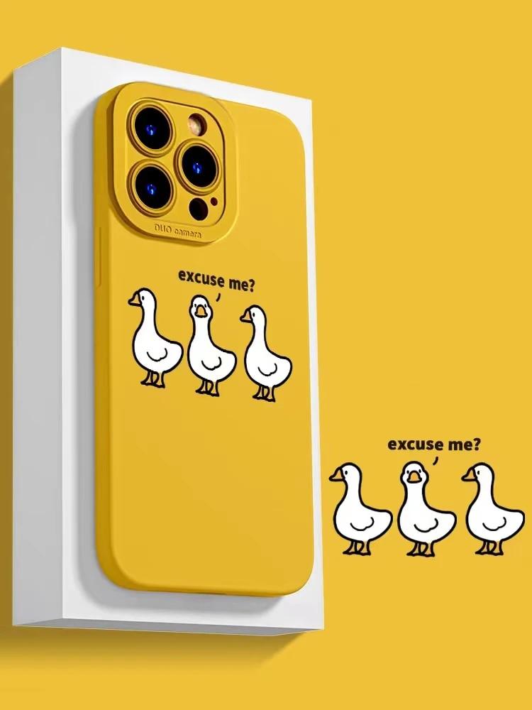 Новый лимонно-желтый чехол для телефона с милой уткой для iPhone 15 14 11 Pro Max 13 12 Mini X XR XS 7 8 Plus SE2 противоударный мягкий чехол
Новый лимонно-желтый чехол для телефона с милой уткой для iPhone 15 14 11 Pro Max 13 12 Mini X XR XS 7 8 Plus SE2 противоударный мягкий чехол