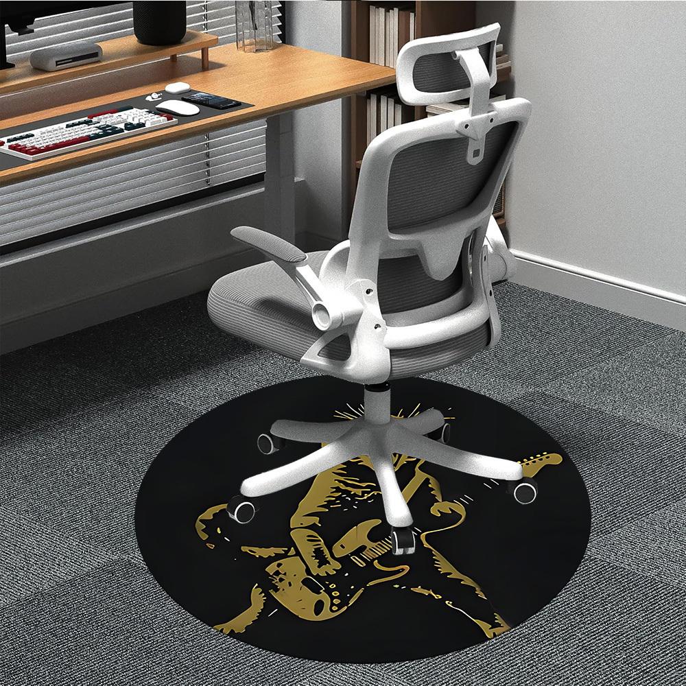 1pc Guitar Cat Office Round Area Rug, Under Office Chairs Bedroom Living Room Home Decor, Room Deco, Available in Various Sizes 80cm
1pc Guitar Cat Office Round Area Rug, Under Office Chairs Bedroom Living Room Home Decor, Room Deco, Available in Various Sizes 80cm