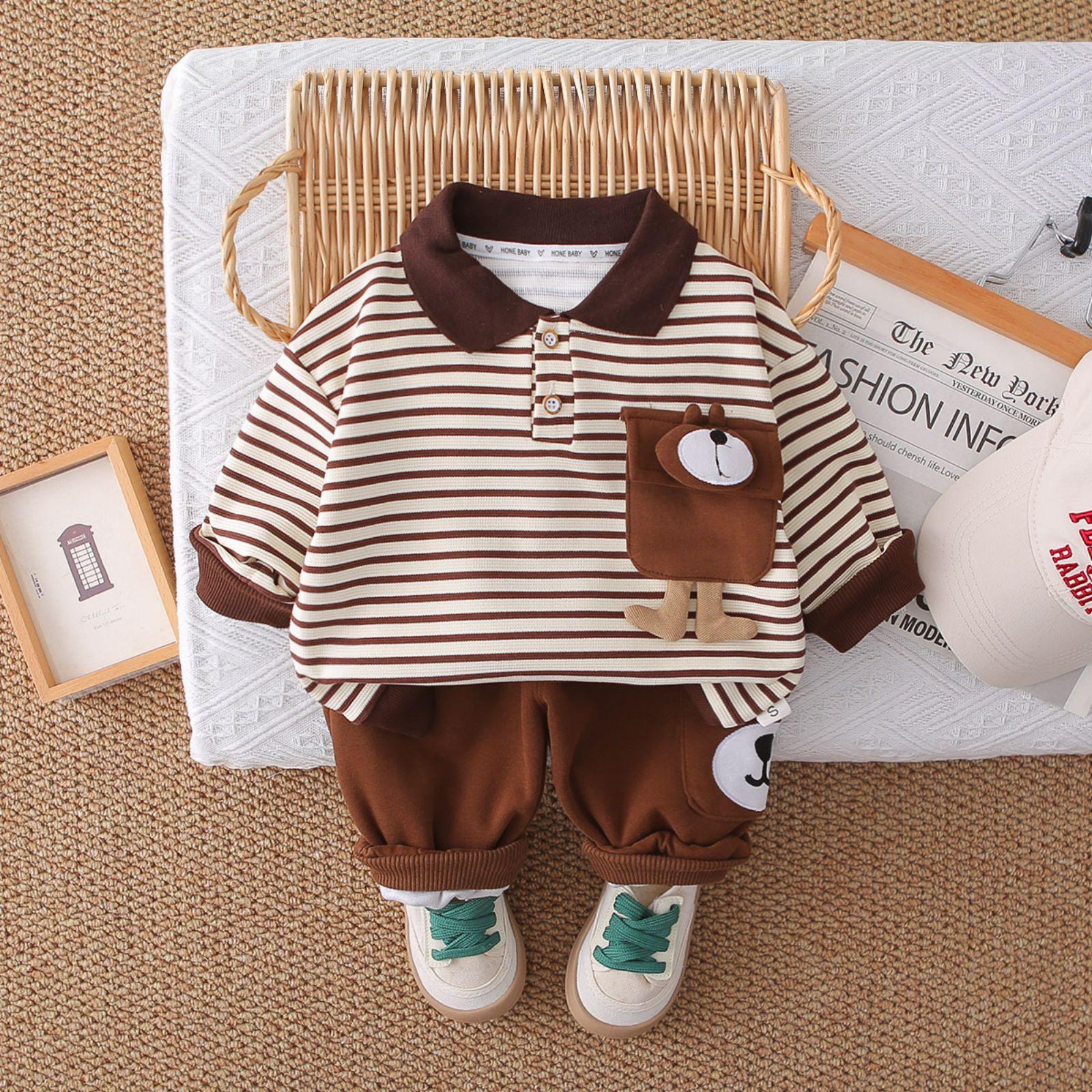 Детский повседневный комплект с длинным рукавом, удобные наряды для повседневной носки 80 кофейный
Детский повседневный комплект с длинным рукавом, удобные наряды для повседневной носки 80 кофейный