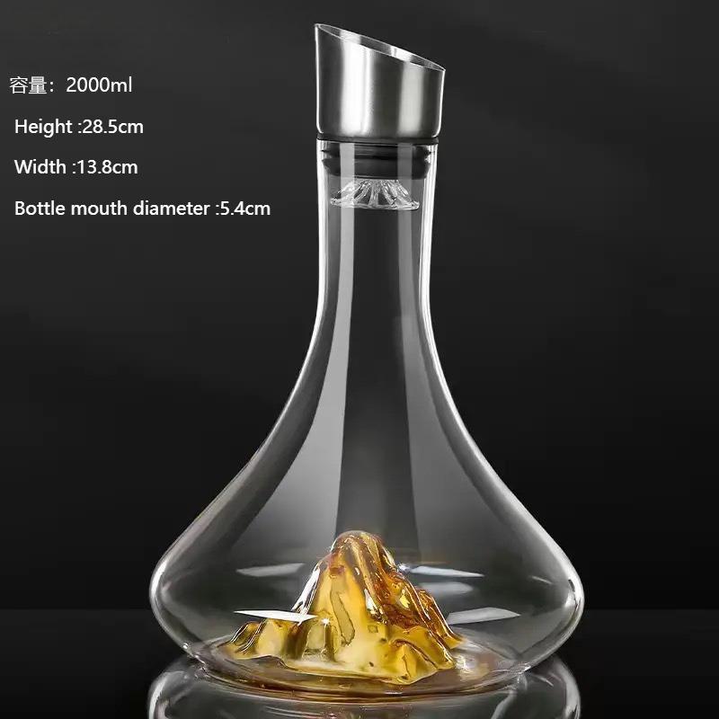 Creative Iceberg Bottom Red Wine Hand-blown Decanter, Light Luxury Home Restaurant Crystal Glass Wine Divider Kitchen Gadgets
Creative Iceberg Bottom Red Wine Hand-blown Decanter, Light Luxury Home Restaurant Crystal Glass Wine Divider Kitchen Gadgets