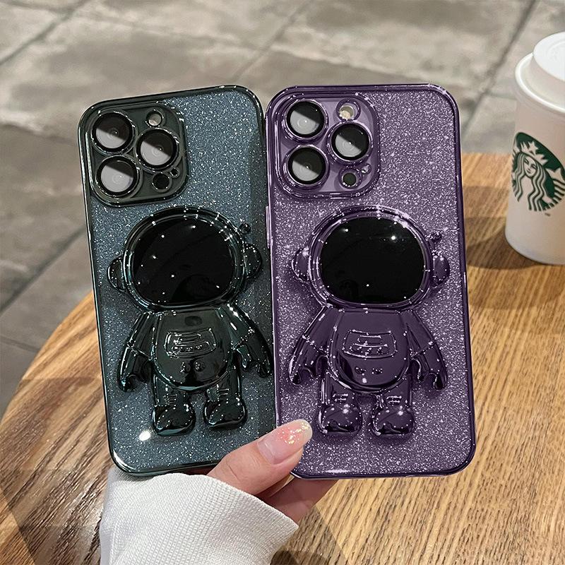 Applicable To IPhone16Promax Flash Powder Astronaut Phone Case Apple 15 Full-include Electroplated Silicone 14 Advanced Sense iPhoneSE 2022
Applicable To IPhone16Promax Flash Powder Astronaut Phone Case Apple 15 Full-include Electroplated Silicone 14 Advanced Sense iPhoneSE 2022