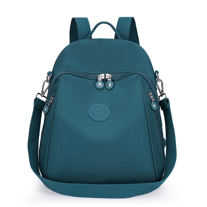 Solid Color Multi-Function Backpack Women s Nylon Backpack Student Schoolbag
Solid Color Multi-Function Backpack Women s Nylon Backpack Student Schoolbag