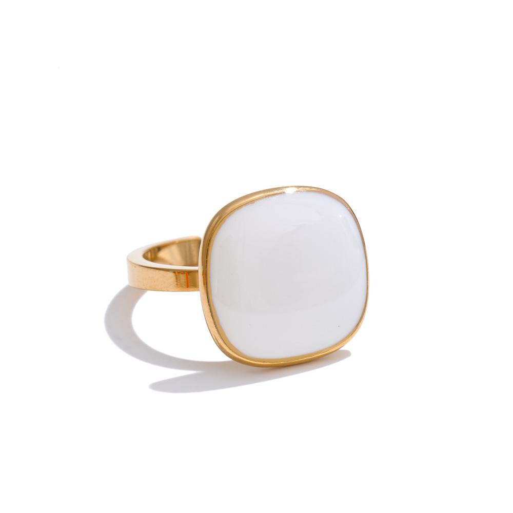 Yhpup Arrivals Candy Sweet Square Adjustable Ring 18K Golden PVD Plated Stainless Steel Summer Popular Charm Jewelry Gift
Yhpup Arrivals Candy Sweet Square Adjustable Ring 18K Golden PVD Plated Stainless Steel Summer Popular Charm Jewelry Gift