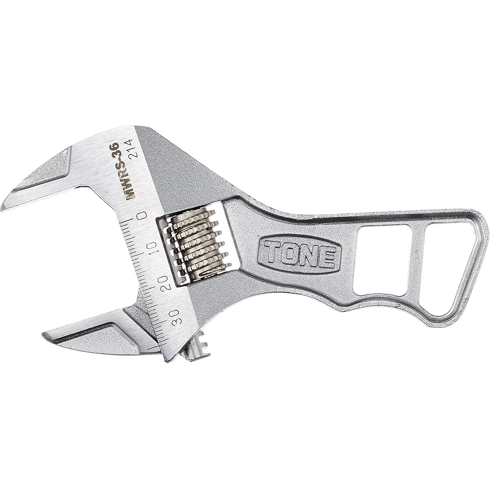 Tone Short Monkey Wrench with Scale MWRS-36 140mm Length Adjustable Tool
Tone Short Monkey Wrench with Scale MWRS-36 140mm Length Adjustable Tool
