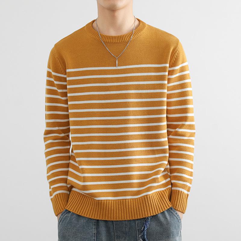 Men s Trendy Striped Cashmere Sweater - Loose Fit, Thickened Pure Cotton Knitwear for Autumn & Winter M (suggested up to 55 kg) жовтий
Men s Trendy Striped Cashmere Sweater - Loose Fit, Thickened Pure Cotton Knitwear for Autumn & Winter M (suggested up to 55 kg) жовтий