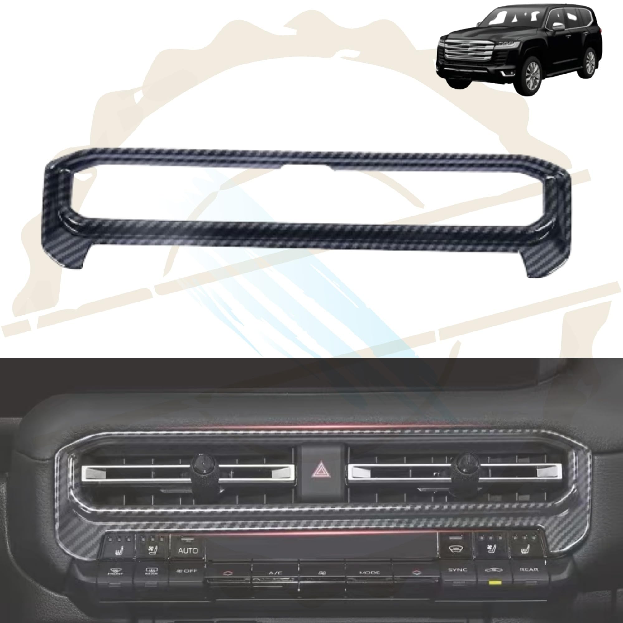 DodoxDIY Новый Land Cruiser 250 серии Land Cruiser LC250 TRJ250W GDJ250W Пользовательские детали Аксессуары Центральная консоль Воздухозаборник Рамка Панель Украшения
DodoxDIY Новый Land Cruiser 250 серии Land Cruiser LC250 TRJ250W GDJ250W Пользовательские детали Аксессуары Центральная консоль Воздухозаборник Рамка Панель Украшения