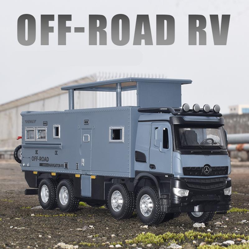 1/28 NOMADISMs Arocs Unimog Alloy Motorhome Touring Car Model Diecast Metal Off-road RV Vehicles Model Sound Light Toy Gift
1/28 NOMADISMs Arocs Unimog Alloy Motorhome Touring Car Model Diecast Metal Off-road RV Vehicles Model Sound Light Toy Gift