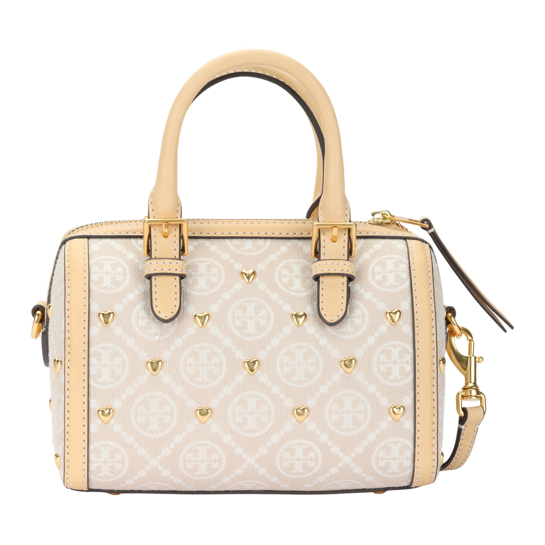 Tory Burch T Monogram Metal Heart-Shaped Zipper Buckle Jacquard Leather Trim Mini Shoulder Crossbody Bag Women Handbags Ivory 161507-104 Basic Set (Bag+Dust Bag)
Tory Burch T Monogram Metal Heart-Shaped Zipper Buckle Jacquard Leather Trim Mini Shoulder Crossbody Bag Women Handbags Ivory 161507-104 Basic Set (Bag+Dust Bag)