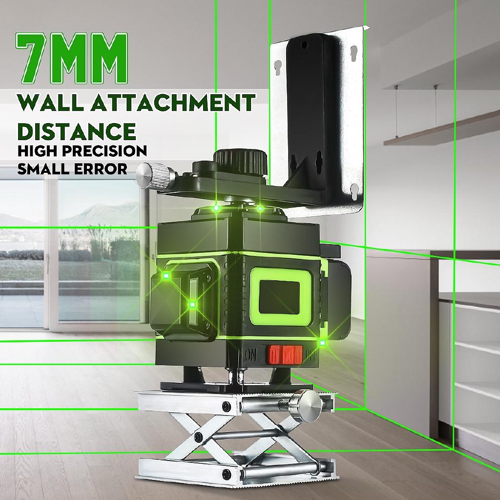16 line Green Line self-balancing 3D 360 Laser Level Line Instrument Precise Psitioning Waterproof wear level Vertical New
16 line Green Line self-balancing 3D 360 Laser Level Line Instrument Precise Psitioning Waterproof wear level Vertical New