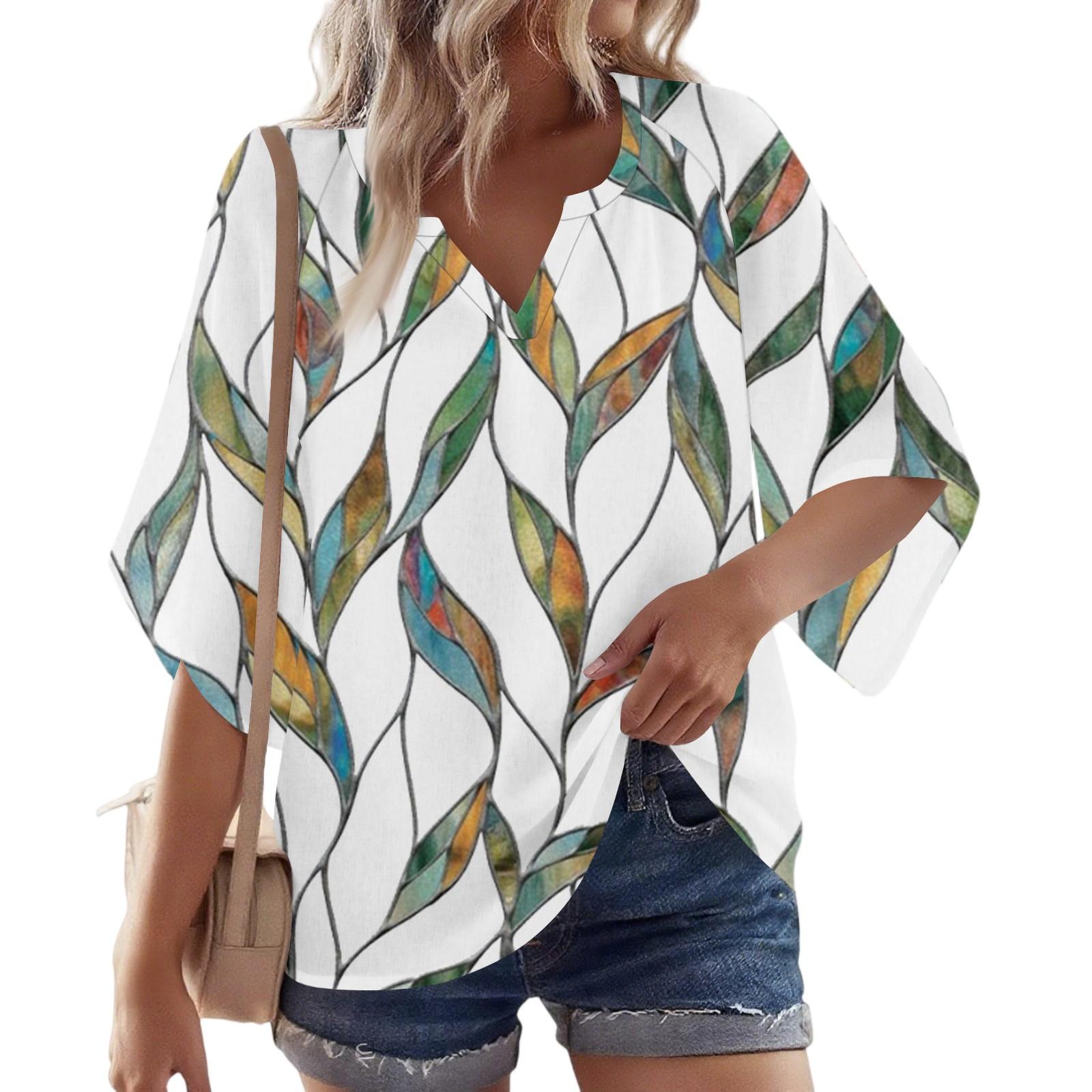 Women s 3/4 Sleeve V Floral Shirt Casual Loose Tunic Top XL білий
Women s 3/4 Sleeve V Floral Shirt Casual Loose Tunic Top XL білий