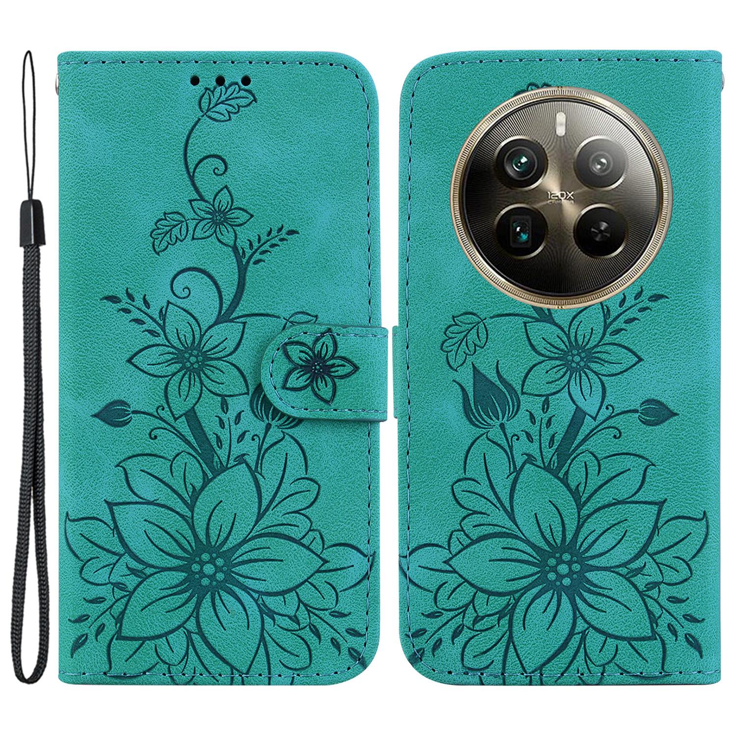 For Realme 12 Pro 5G/12 Pro+ 5G Leather Case Stand Wallet Phone Cover Flower Pattern Green
For Realme 12 Pro 5G/12 Pro+ 5G Leather Case Stand Wallet Phone Cover Flower Pattern Green