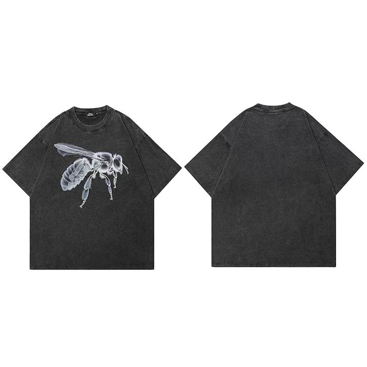 Hip Hop Retro Washed Black TShirt Streetwear XRay Hornet Graphic T Shirt Cotton Men Tshirt Unisex Tops Tees Hipster S
Hip Hop Retro Washed Black TShirt Streetwear XRay Hornet Graphic T Shirt Cotton Men Tshirt Unisex Tops Tees Hipster S