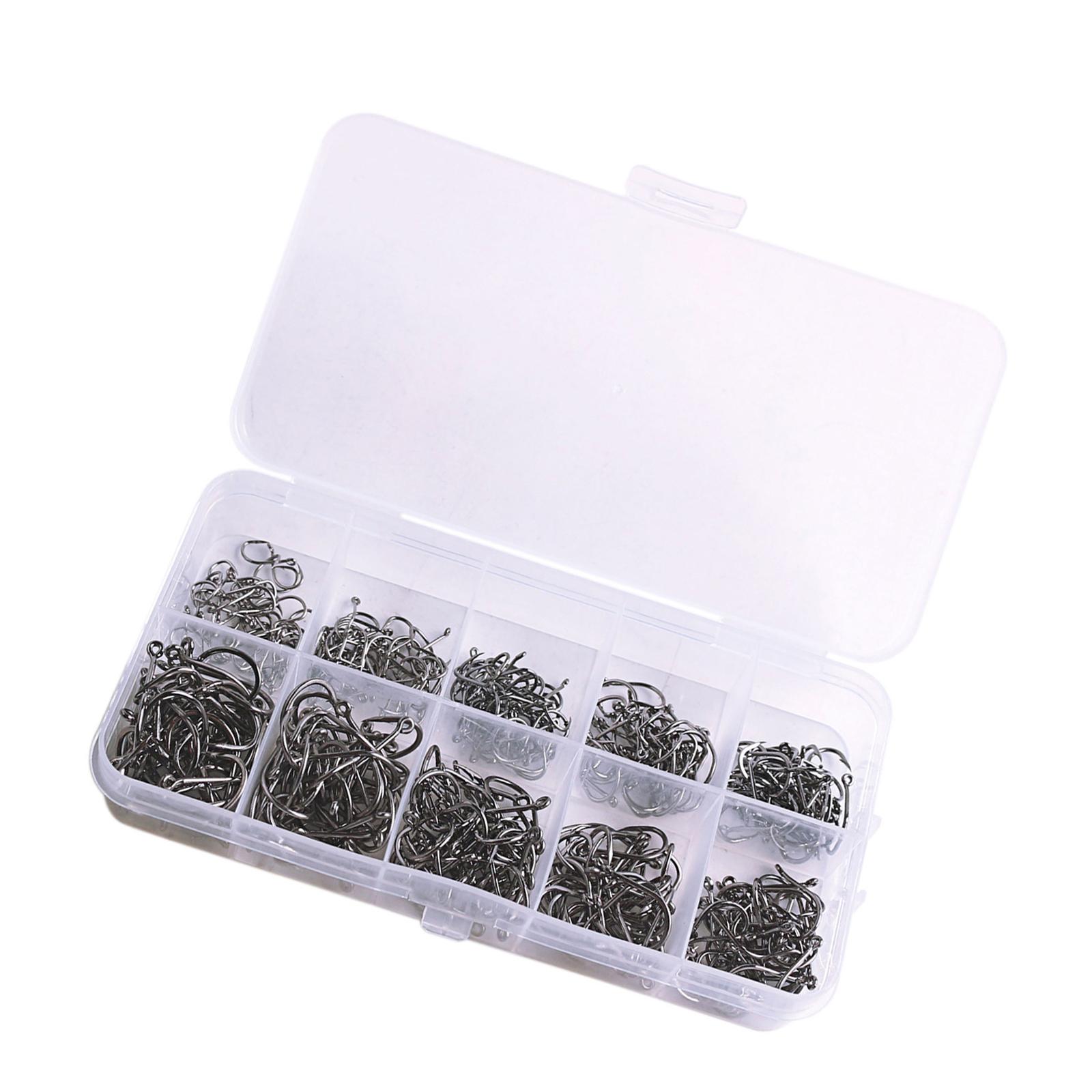400pcs Barbed Fishing Hook Replacement Circles Hook Carbon Steel Eyed Fish Hook Rustproof Fishing Jig Hook Easy to Use 1
400pcs Barbed Fishing Hook Replacement Circles Hook Carbon Steel Eyed Fish Hook Rustproof Fishing Jig Hook Easy to Use 1