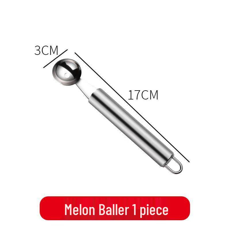 Stainless Steel Double-Head Melon Baller & Ice Cream Scooper for Fruit Carving and Decoration
Stainless Steel Double-Head Melon Baller & Ice Cream Scooper for Fruit Carving and Decoration