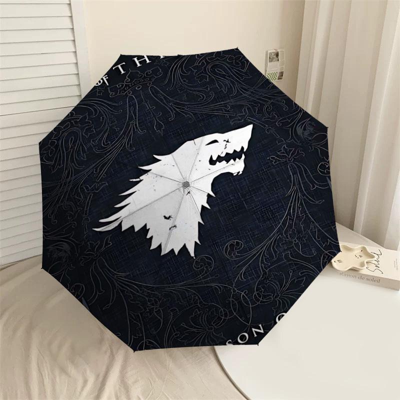1pc GAME OF THRONES SEASON ONE Folding umbrella automatic open/close, 8-Rib Durable Frame, Compact Folding Design, Ideal Birthday1107L
1pc GAME OF THRONES SEASON ONE Folding umbrella automatic open/close, 8-Rib Durable Frame, Compact Folding Design, Ideal Birthday1107L