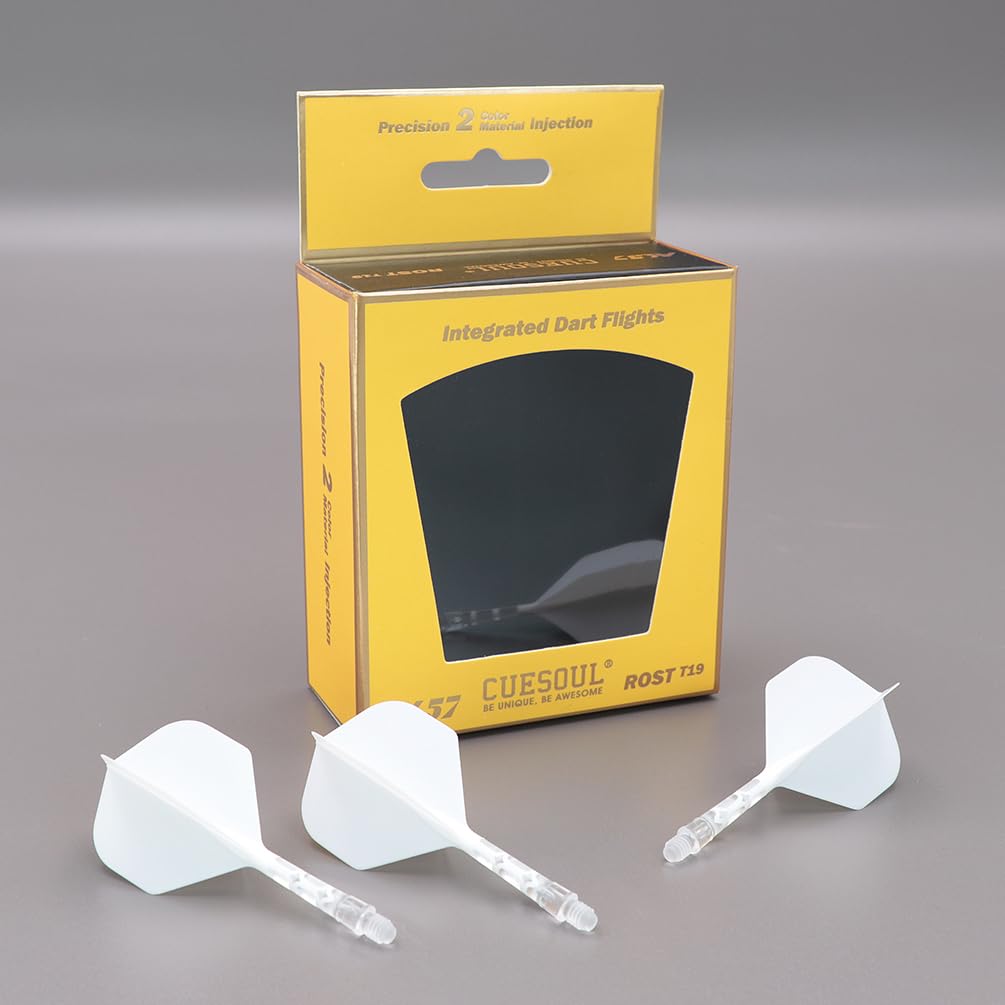 CUESOUL AK57 ROST T19 Серия Цветной Микс Шафт Интегрированное Оперение Маленькая Стандартная Форма Набор 8 Цветов Оперение Белое Оперение Прозрачный Шафт Размеры S M L Двухцветный
CUESOUL AK57 ROST T19 Серия Цветной Микс Шафт Интегрированное Оперение Маленькая Стандартная Форма Набор 8 Цветов Оперение Белое Оперение Прозрачный Шафт Размеры S M L Двухцветный