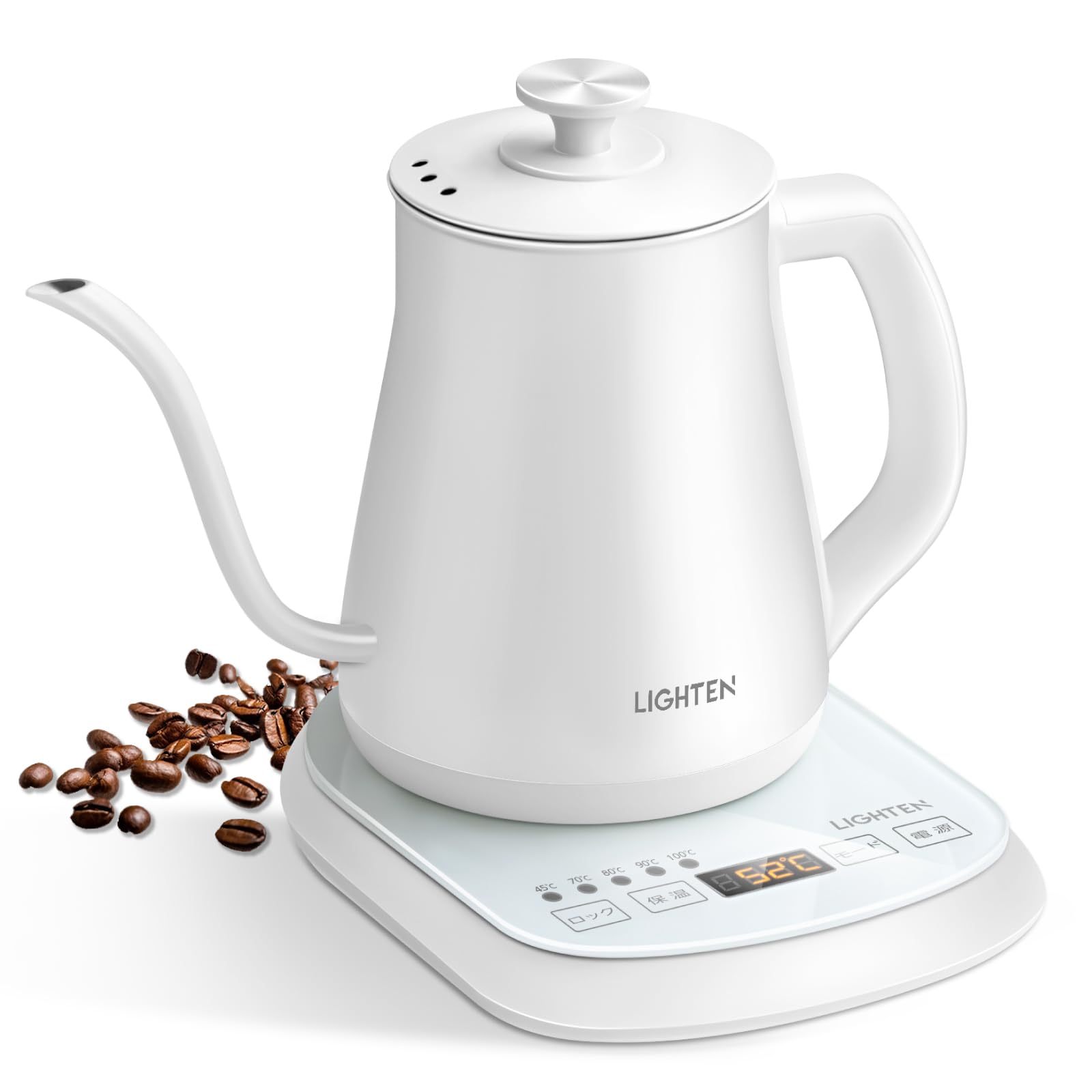 Electric Coffee Temperature Heat Retention Coffee Drip Narrow Drip Coffee Stainless Steel Empty Boiling Automatic Power Easy to Electric Kettle for білий
Electric Coffee Temperature Heat Retention Coffee Drip Narrow Drip Coffee Stainless Steel Empty Boiling Automatic Power Easy to Electric Kettle for білий