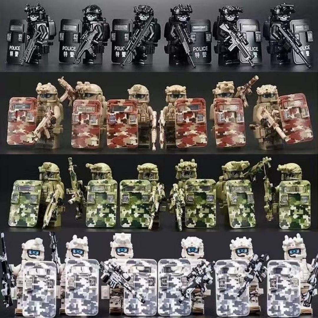 Військові спецпризначенці Minifigures будівельні блоки SWAT Ghost Commando поліцейські солдати армійська дія фігурка зброя цегла дитячі іграшки подарунки на день народження No Box
Військові спецпризначенці Minifigures будівельні блоки SWAT Ghost Commando поліцейські солдати армійська дія фігурка зброя цегла дитячі іграшки подарунки на день народження No Box