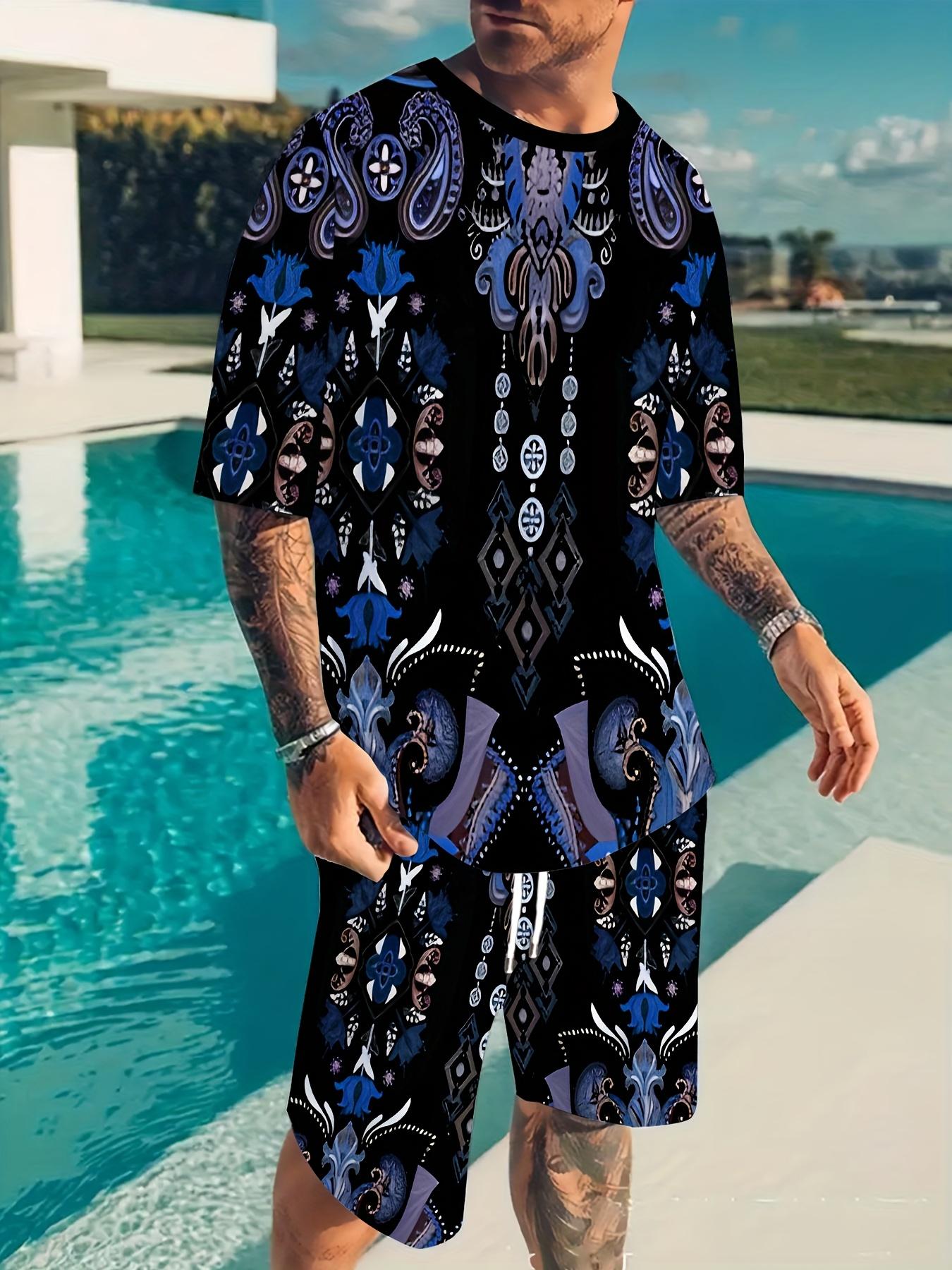 Men 2Pcs 3D Print Round Neck Set Knit Fabric Summer Casual Outfit 5XL
Men 2Pcs 3D Print Round Neck Set Knit Fabric Summer Casual Outfit 5XL