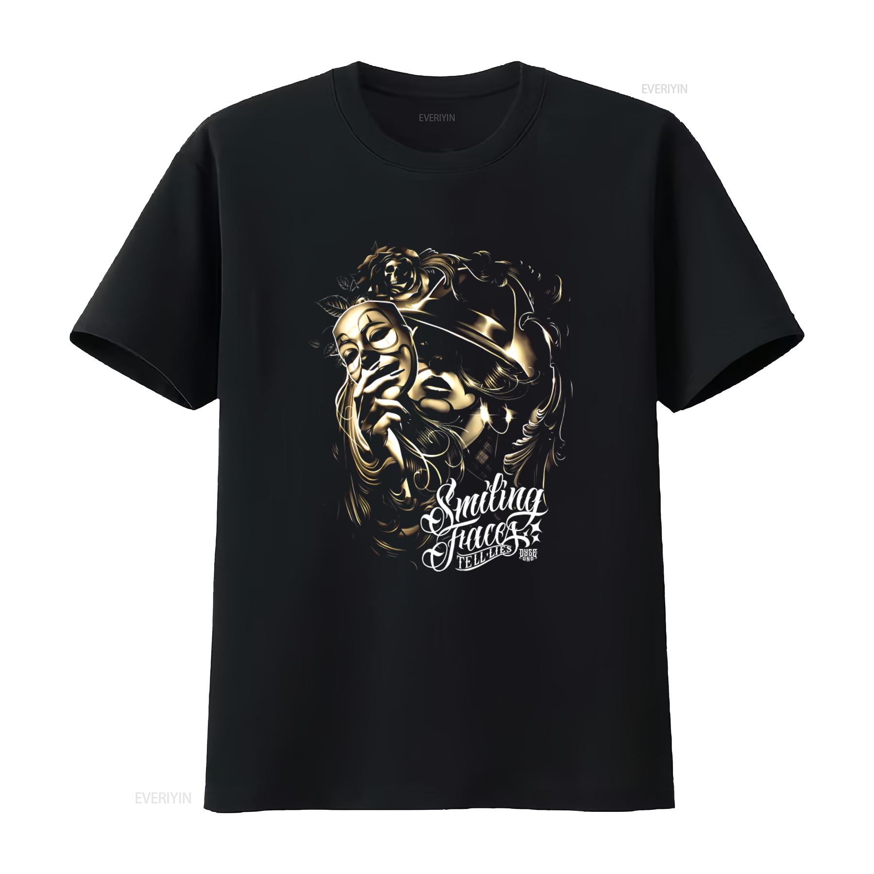 Mens T Shirt Smiling Faces Dyse One Chicano Tattoo Art Lowrider Print Streetwear vintage Washed fashion streetwear Unisex 4XL
Mens T Shirt Smiling Faces Dyse One Chicano Tattoo Art Lowrider Print Streetwear vintage Washed fashion streetwear Unisex 4XL
