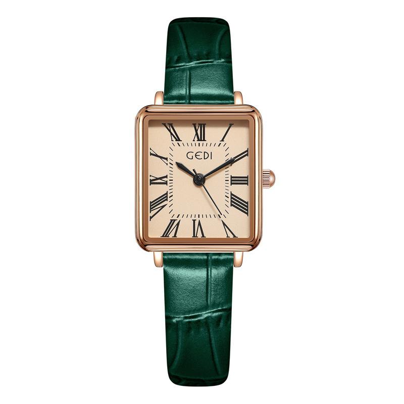 Vintage Roman Scale Women S Watch Simple Small Square Disc Belt Watch Women S Waterproof Quartz Watch
Vintage Roman Scale Women S Watch Simple Small Square Disc Belt Watch Women S Waterproof Quartz Watch