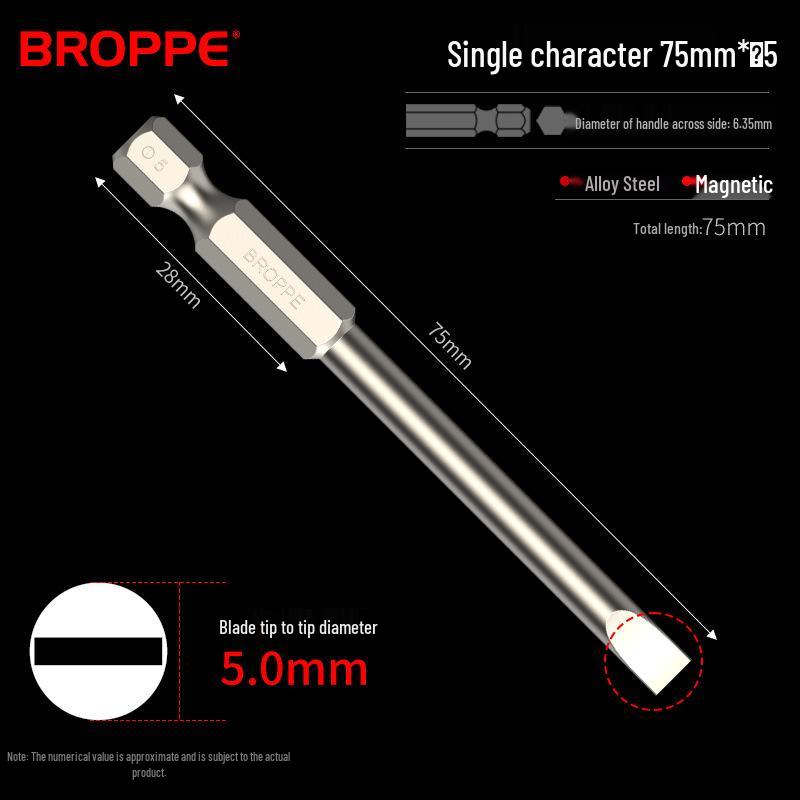 U-Type Flat Head Electric Drill & Air Impact Screwdriver Bit with Tip
U-Type Flat Head Electric Drill & Air Impact Screwdriver Bit with Tip