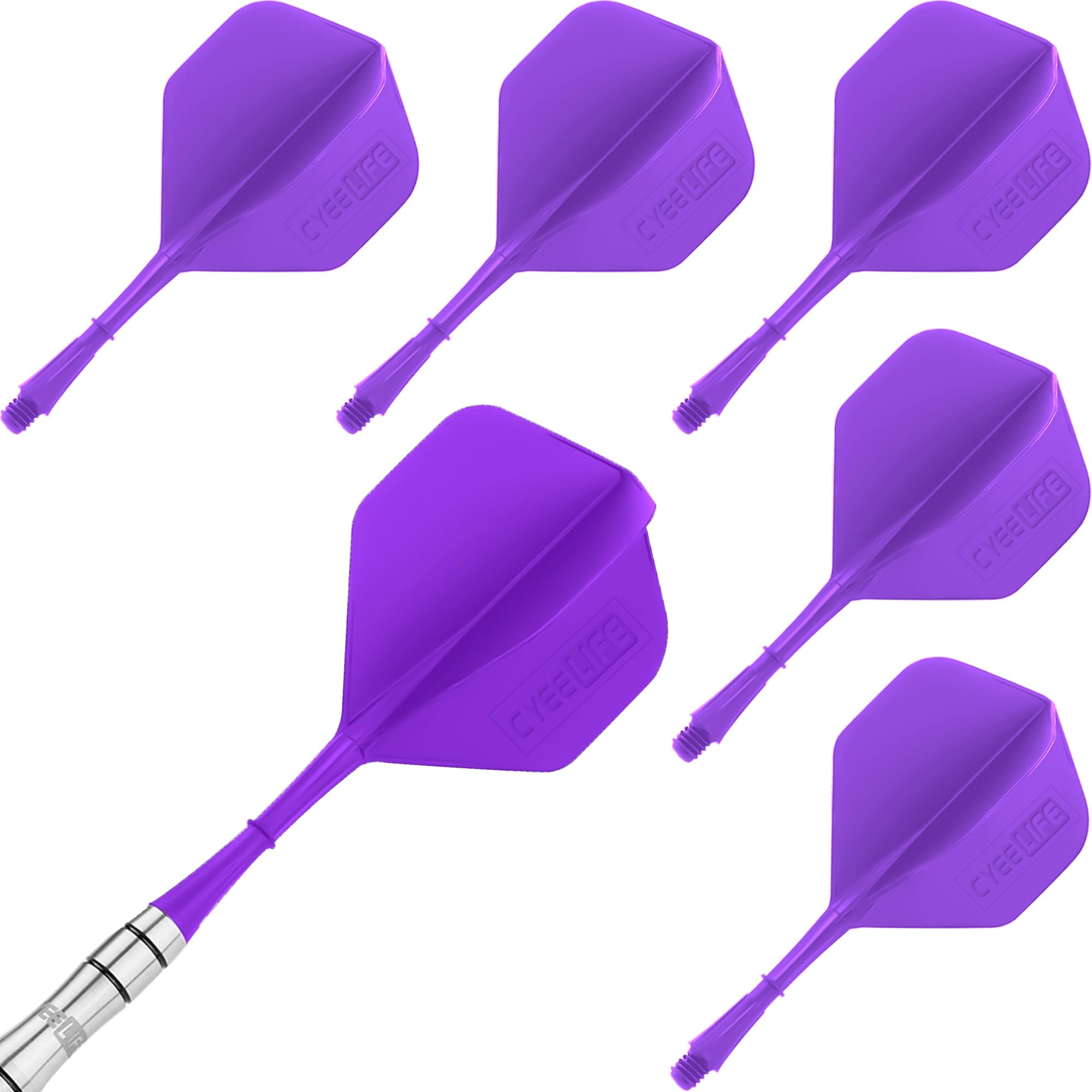 CyeeLife 6 Pack Integrated Dart Flight and One Piece Accessory Shaft, 2BA&CF01 фиолетовый
CyeeLife 6 Pack Integrated Dart Flight and One Piece Accessory Shaft, 2BA&CF01 фиолетовый