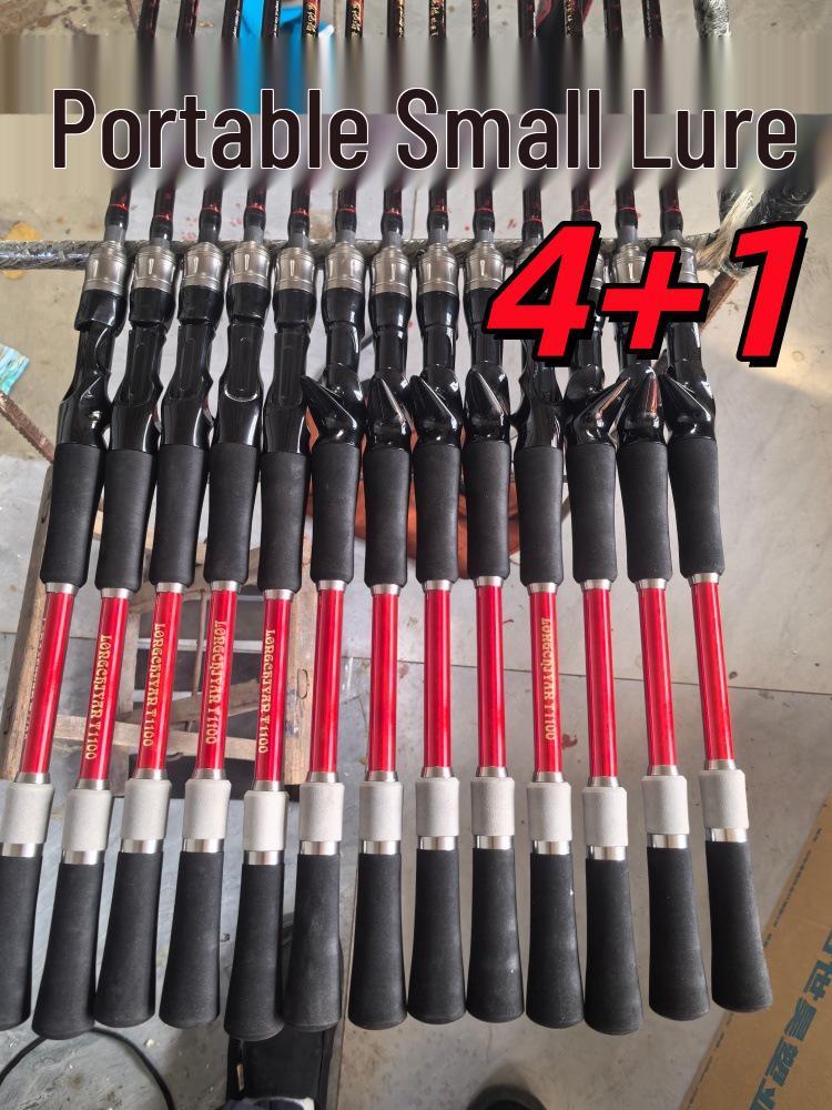 Ultra-Hard Lightweight Portable Lure Rod Set - 1.8m & 2.1m Long-Cast Fishing Rods 1.8m
Ultra-Hard Lightweight Portable Lure Rod Set - 1.8m & 2.1m Long-Cast Fishing Rods 1.8m
